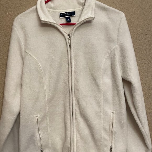 White fleece hoodie - Picture 1 of 1